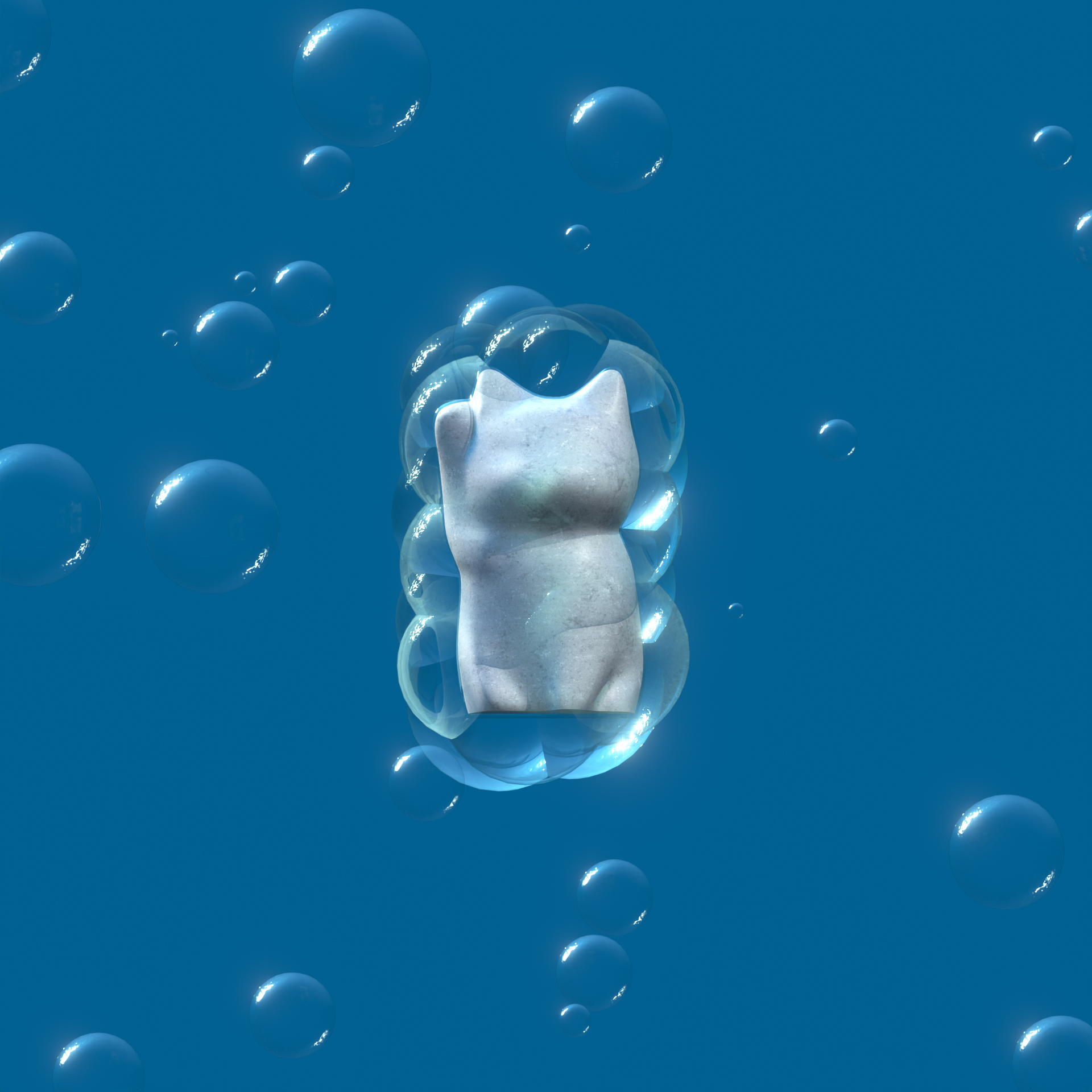 Bubble Mold Cat - View 4